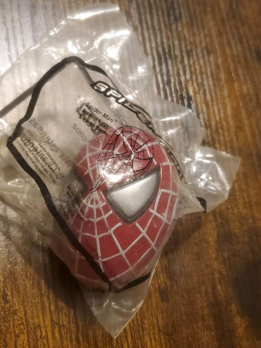 Vintage SpiderMan Antenna Ball Pencil Topper 2002
