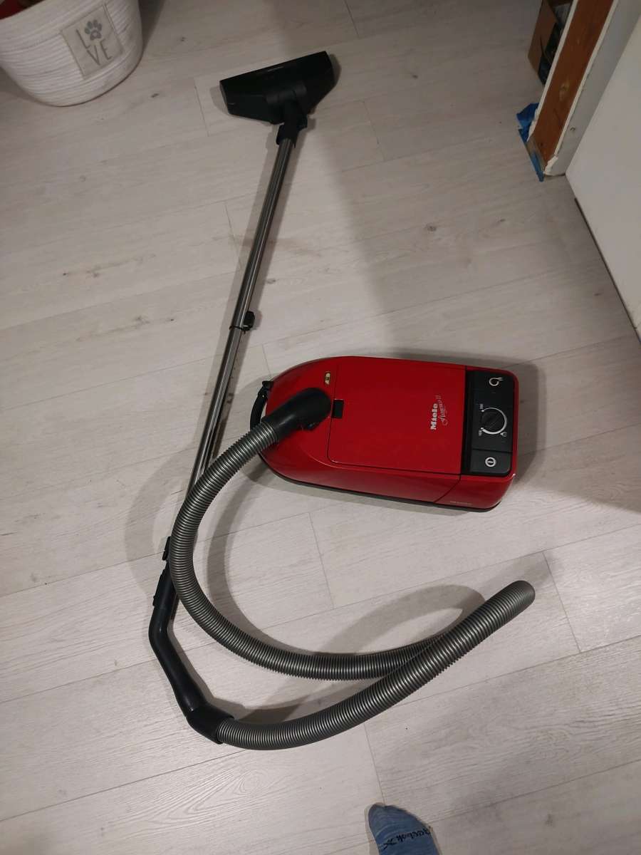 Miele Flamenco II Red Canister Vacuum no Extra Attachments