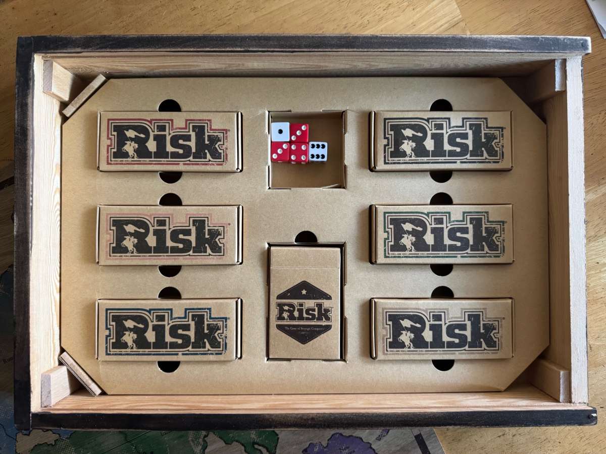 Risk Board Game 2017 Rustic Wood Series