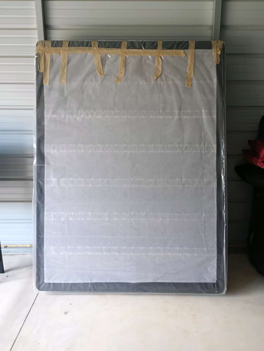 Metal Queen Size Bedframe With Box Spring
