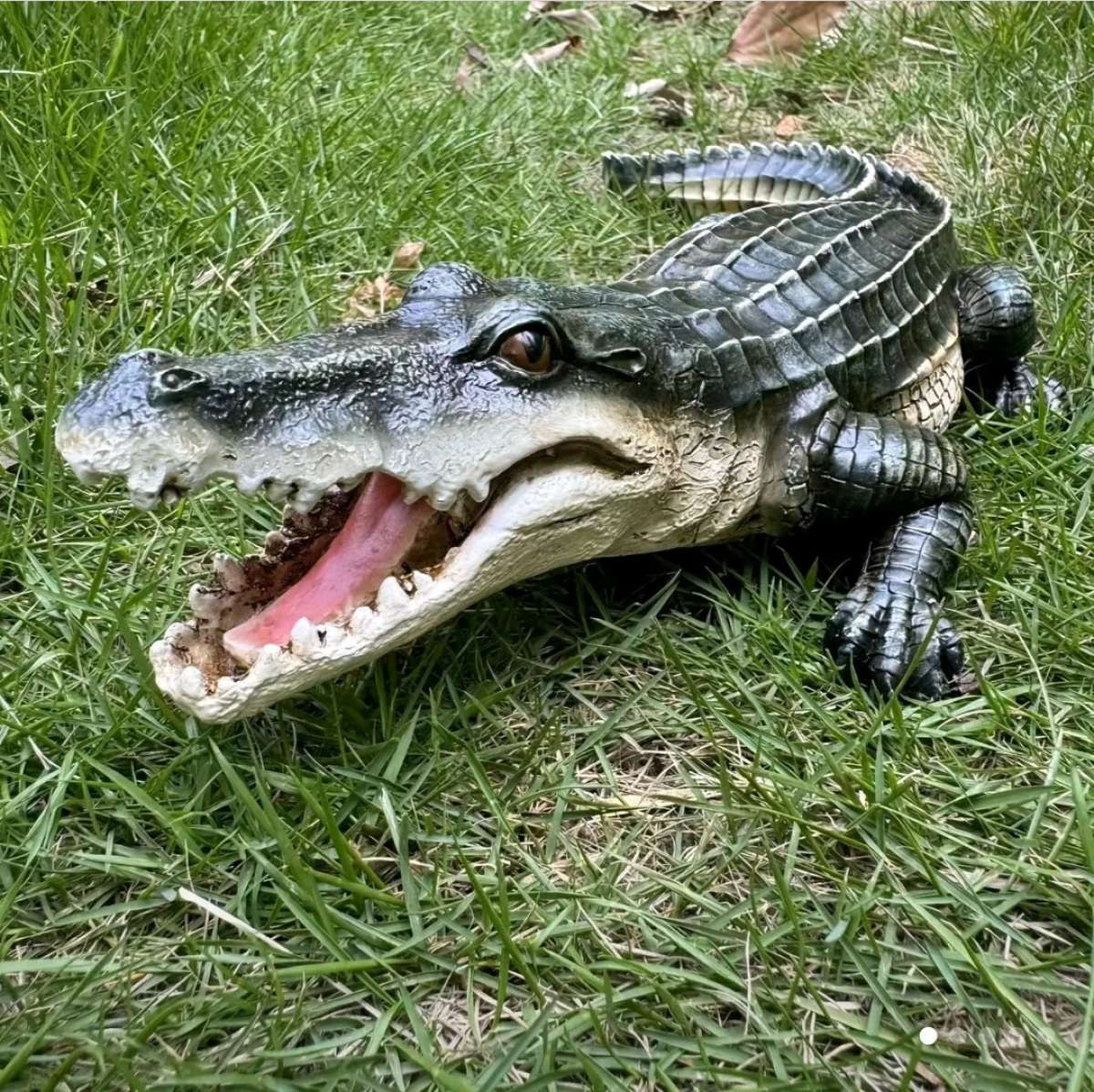 Resin Sculpture of Alligator