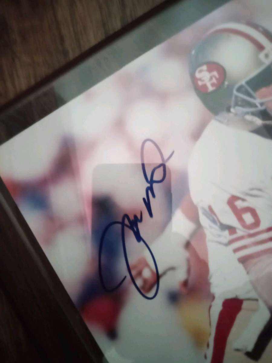 Joe Montana Autograph
