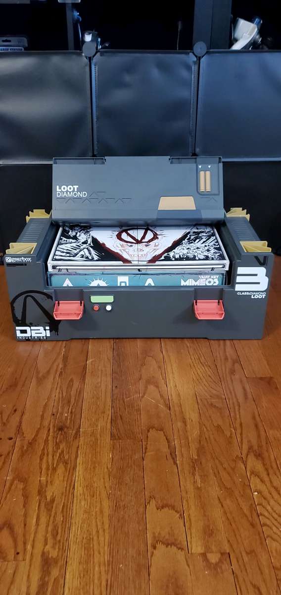 borderlands 3 collectors edition with mad moxxi shot glasses