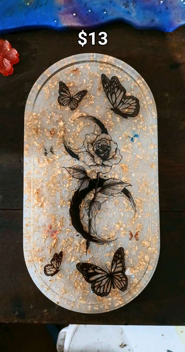 handmade resin jewelry tray 2