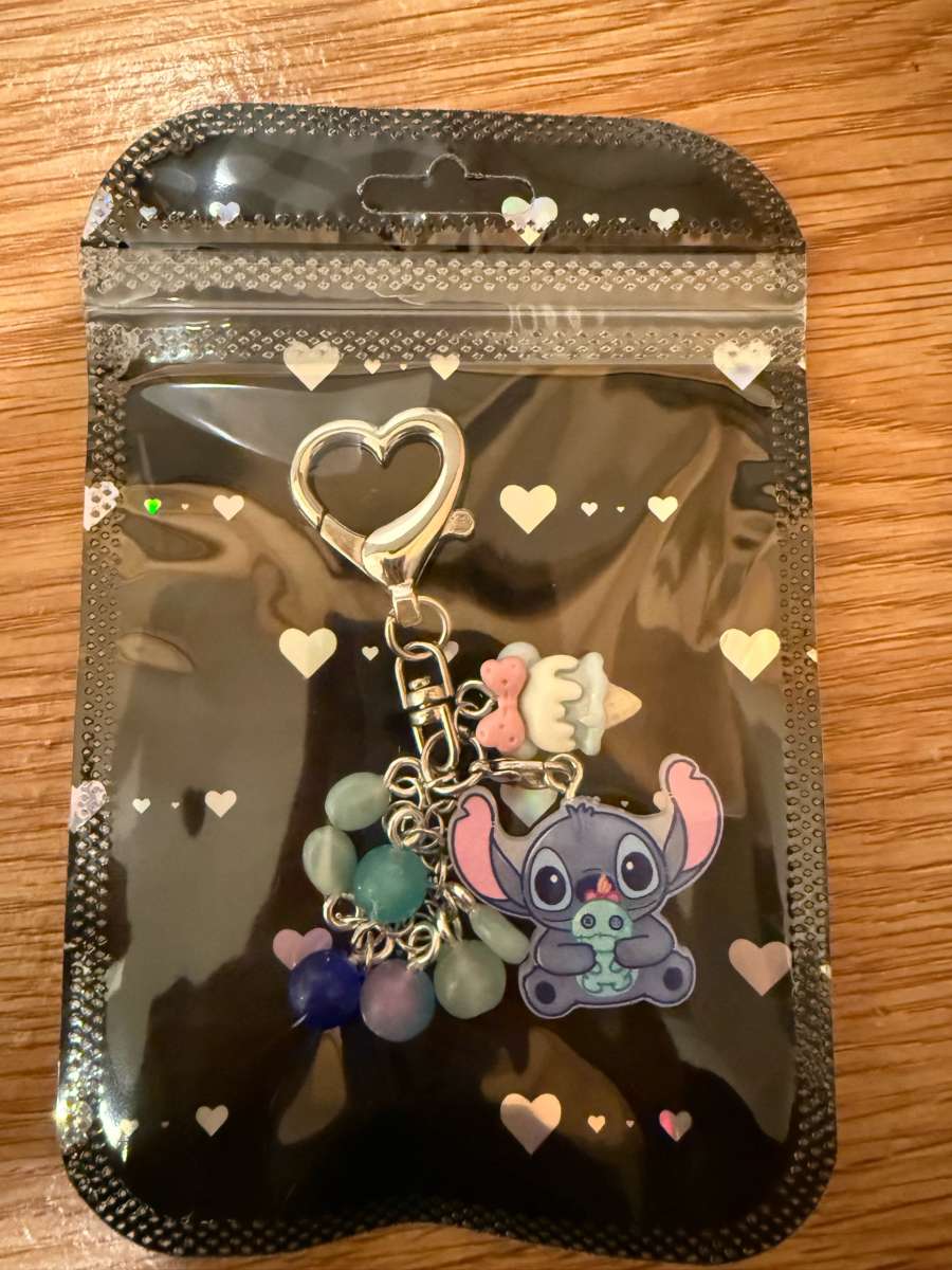 stitch dangle keychain