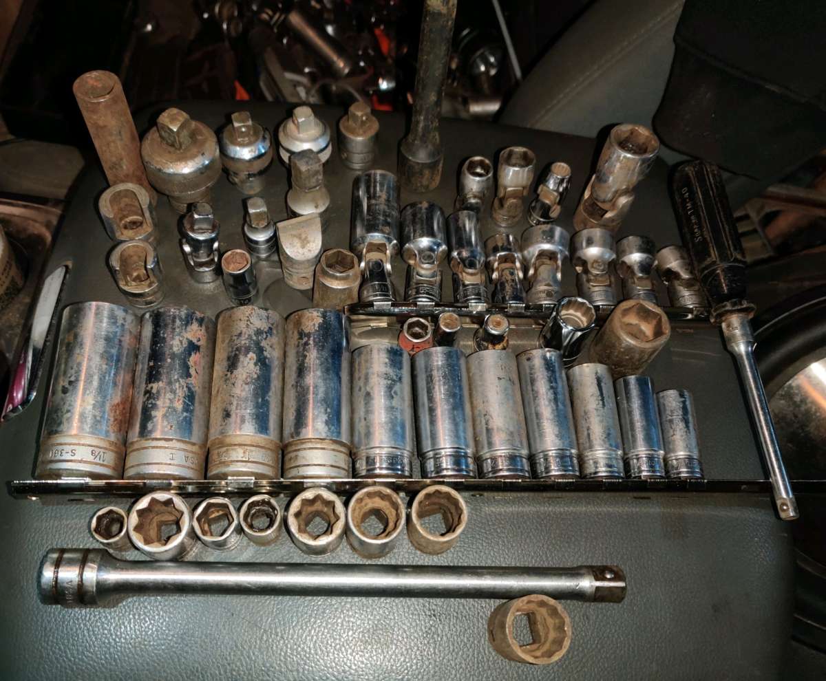 assorted snapon tools