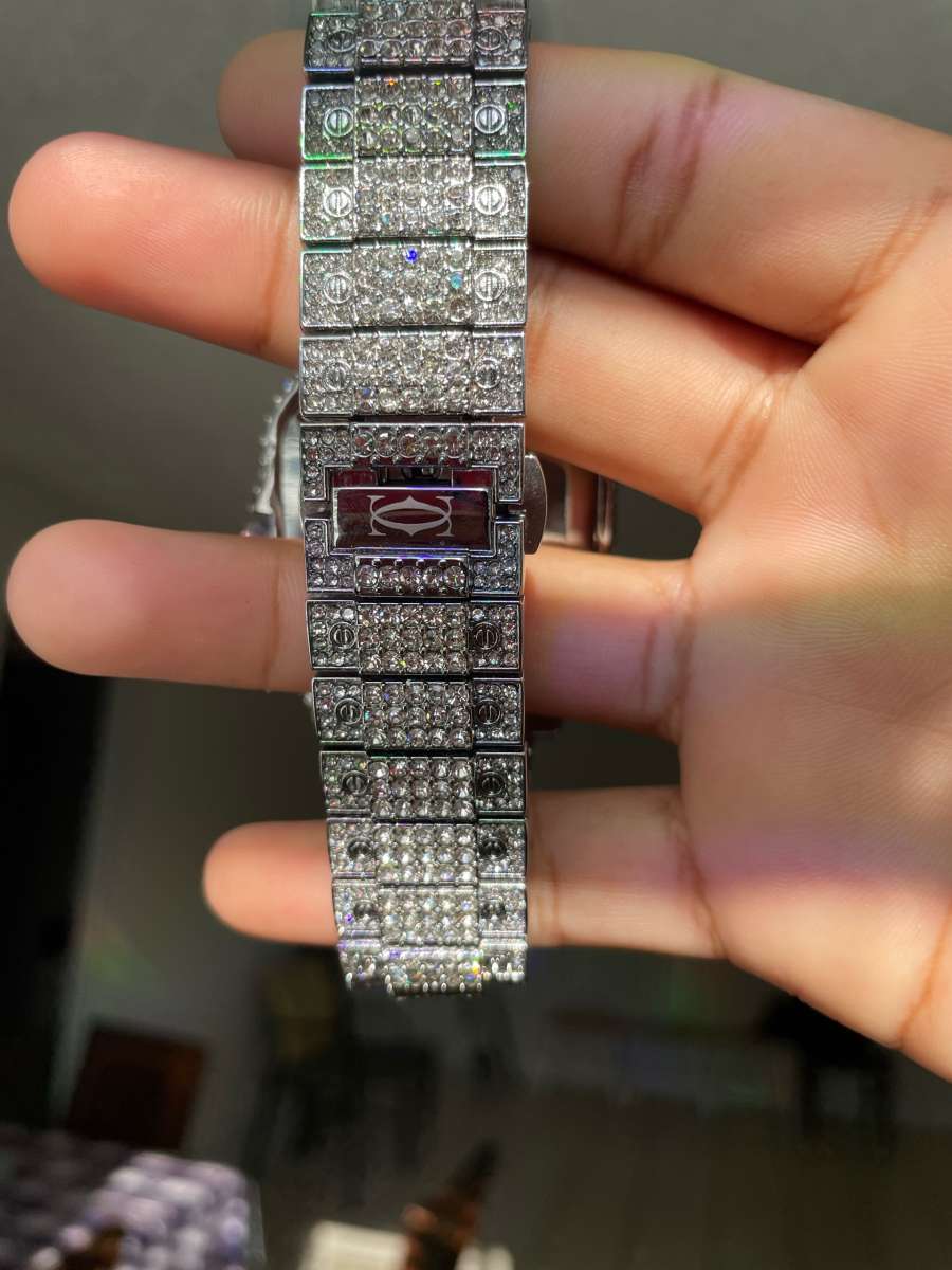 VVS Moissanite Cartier Watch