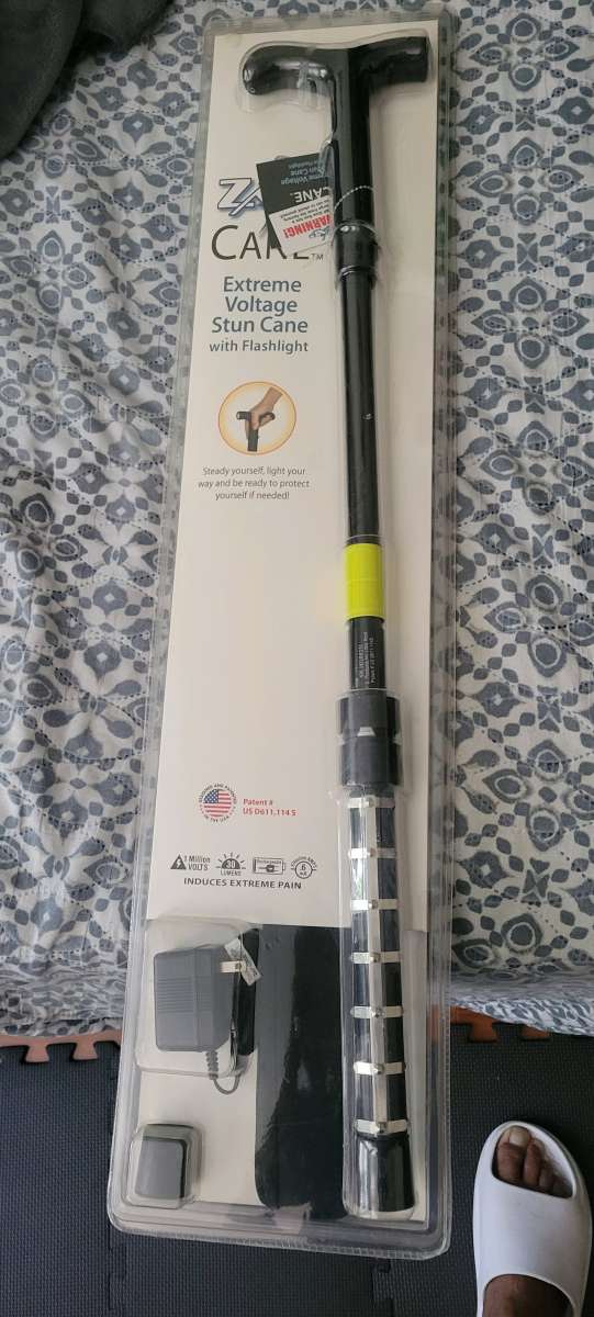 walking cane stun gun