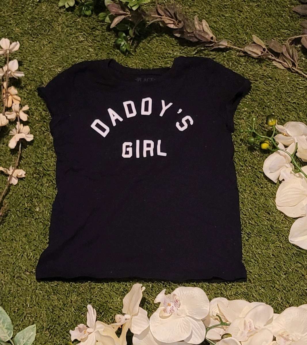 Black Daddys Girl Tee Shirt