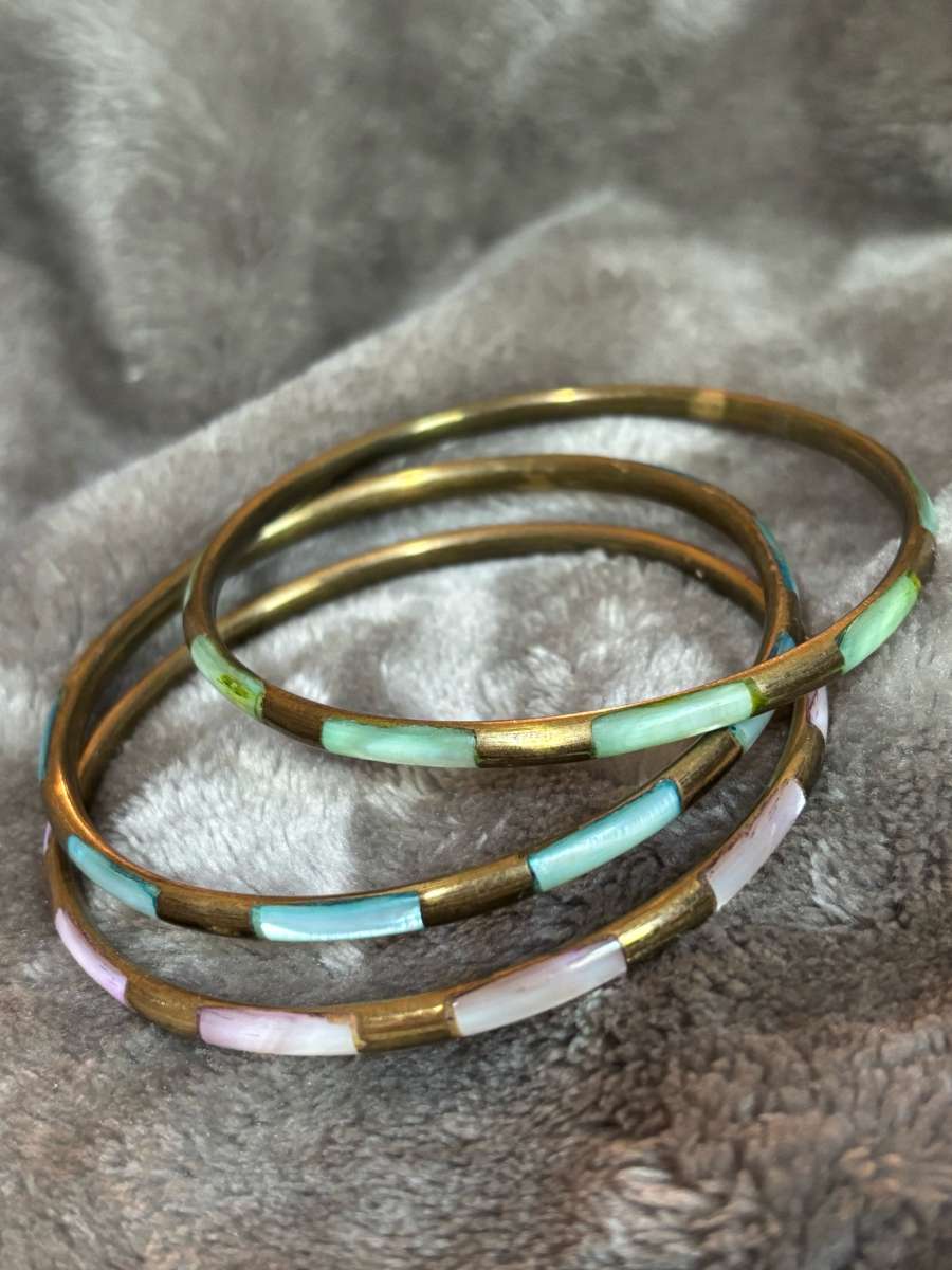 Vintage Brass Bangles