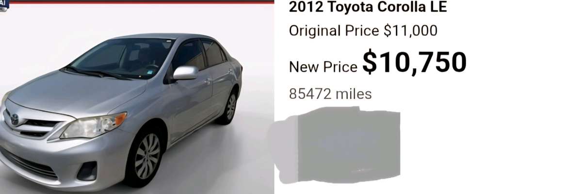 2012 Toyota Corolla LE