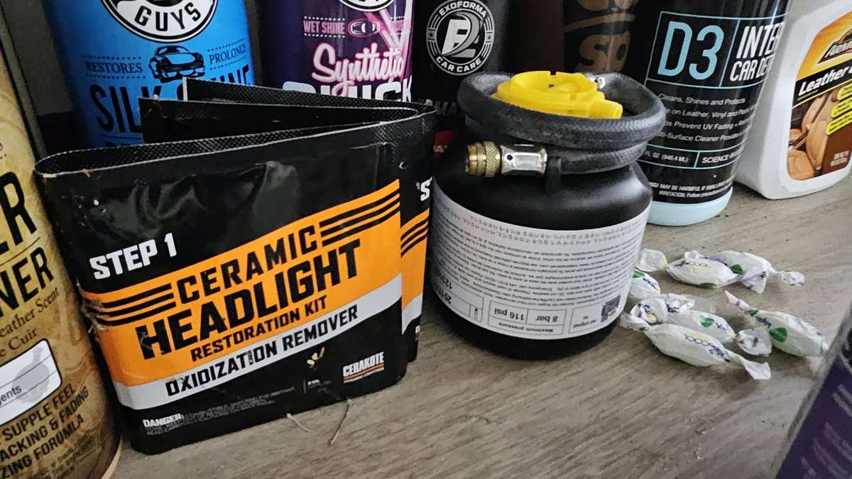 car cleaning supplies
