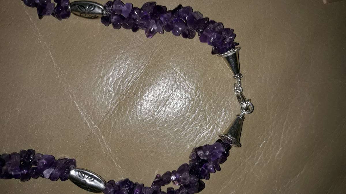 Purple Amethyst Necklace