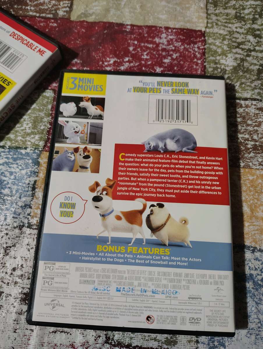 Secret Life of Pets 1 and 2 bundle