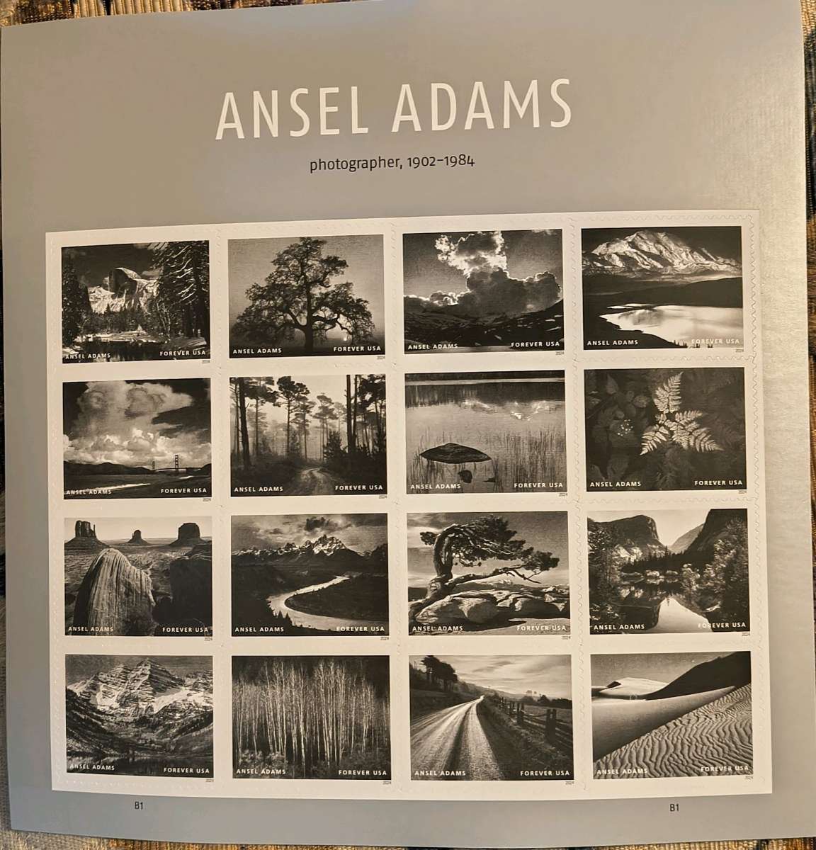FOREVER STAMPS One lot 26 panes of 16 Beautiful Ansel Adams