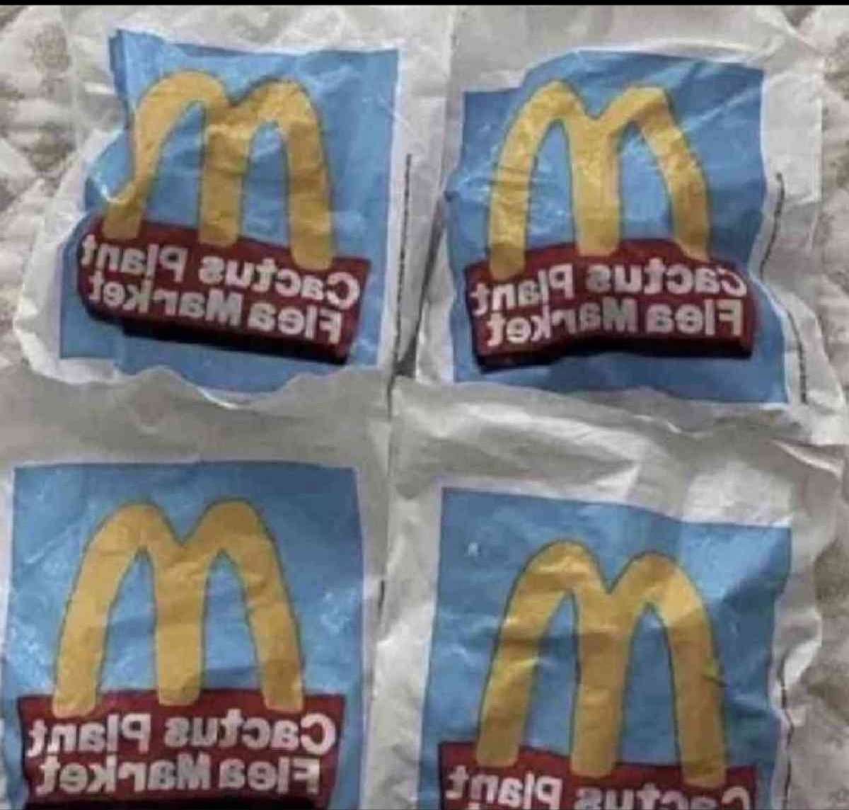 Limited Edition McDonalds Cactus plant flea market toys