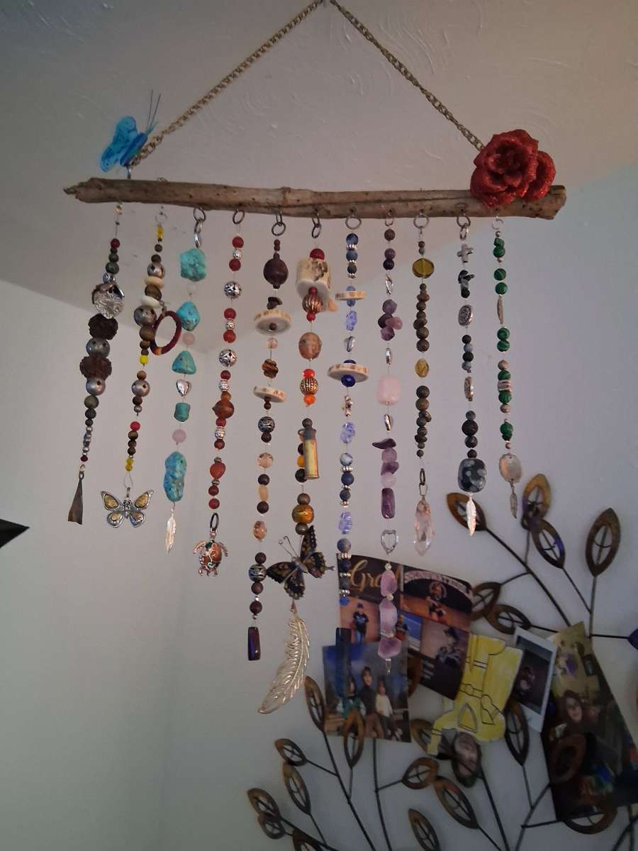 Handmade Beaded Window Art