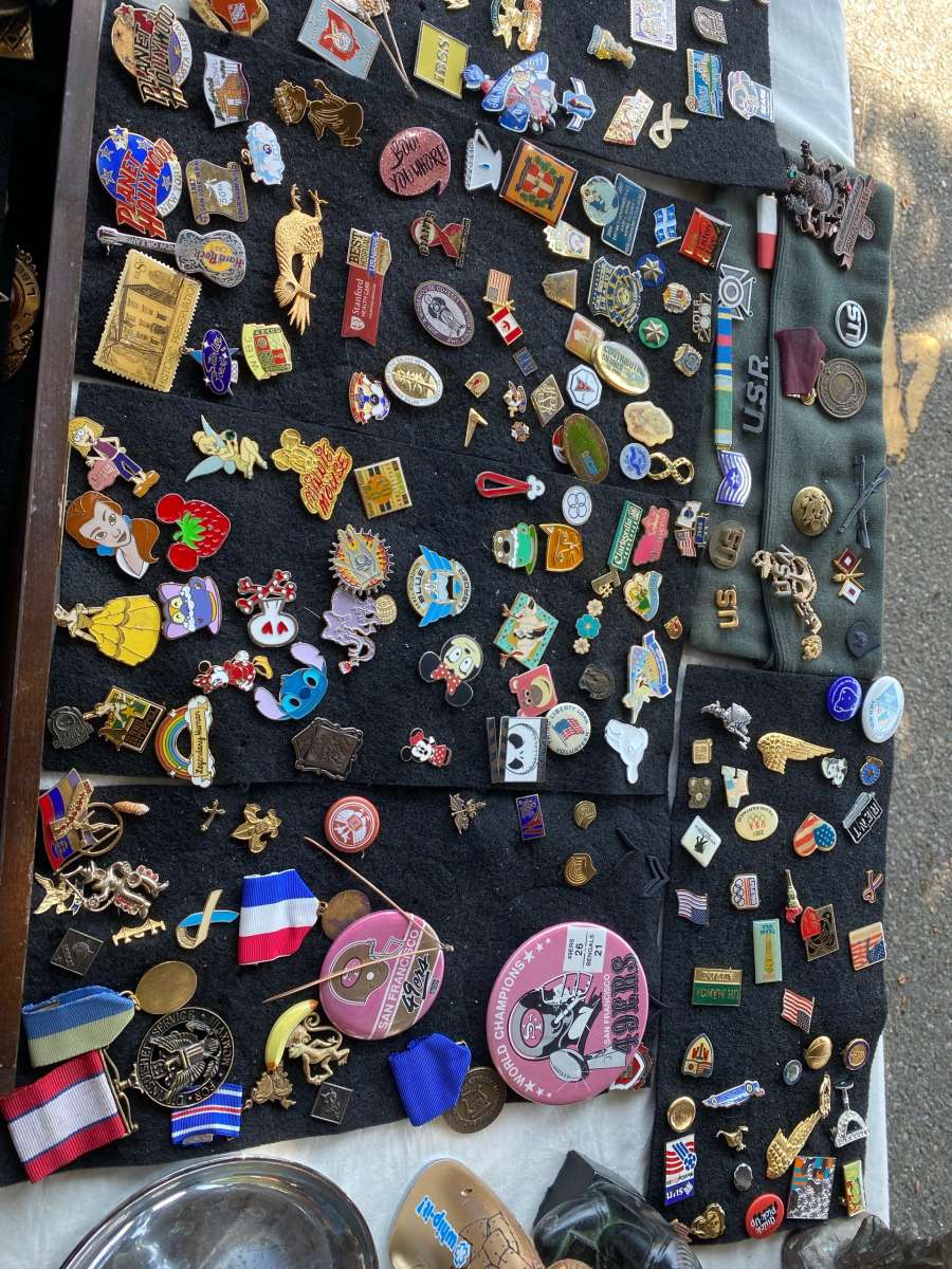 pins buttons and cuff links