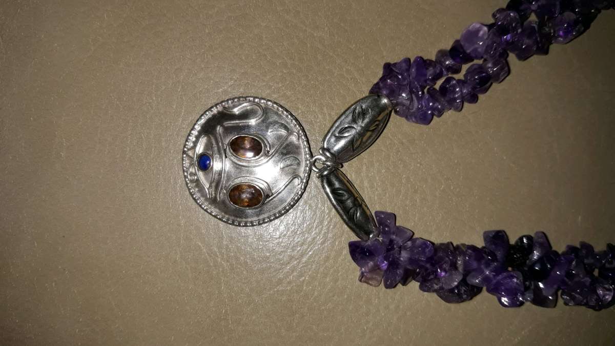 Purple Amethyst Necklace