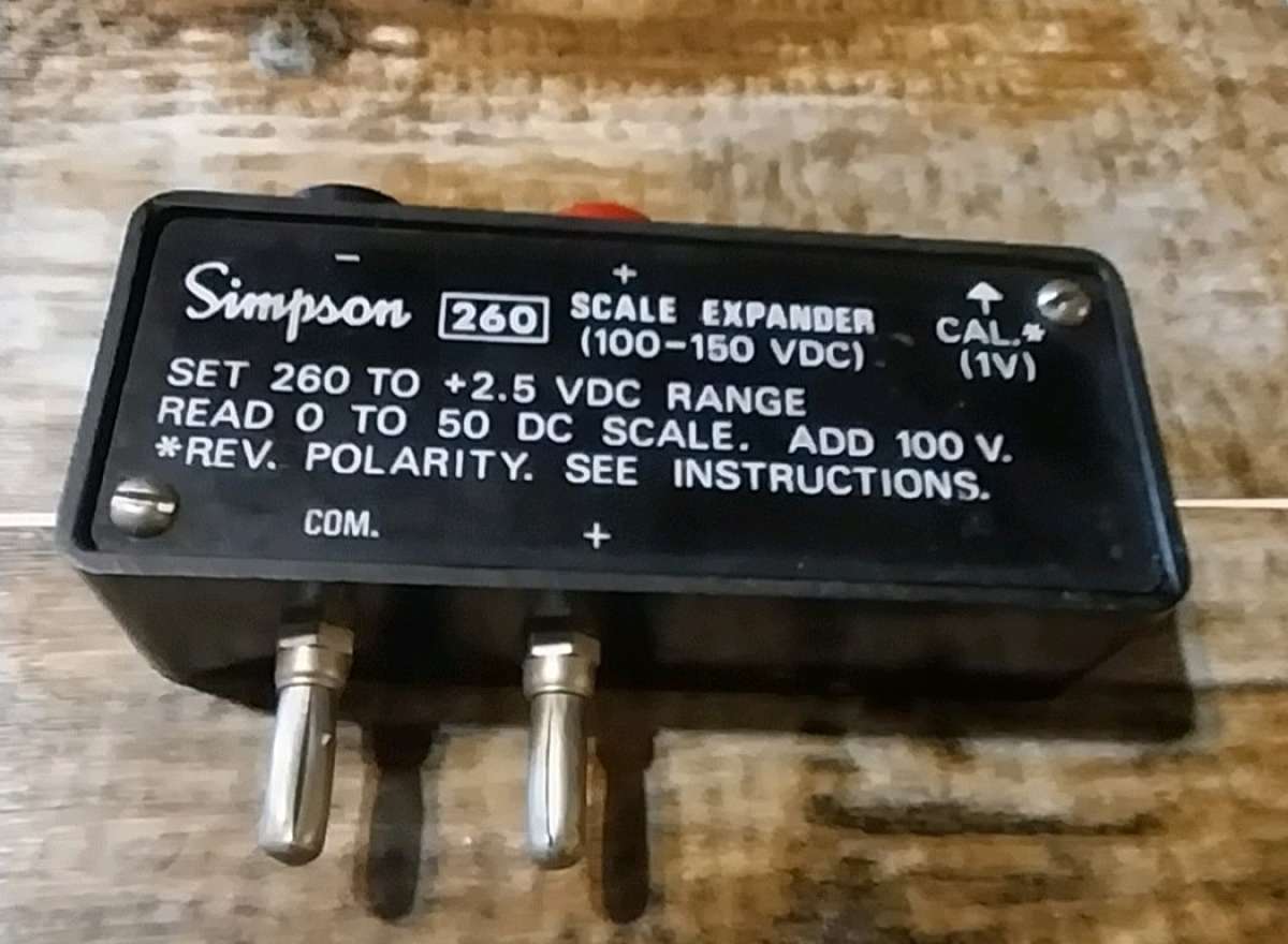 Simpson 260 Scale Expander 100 150 Volts