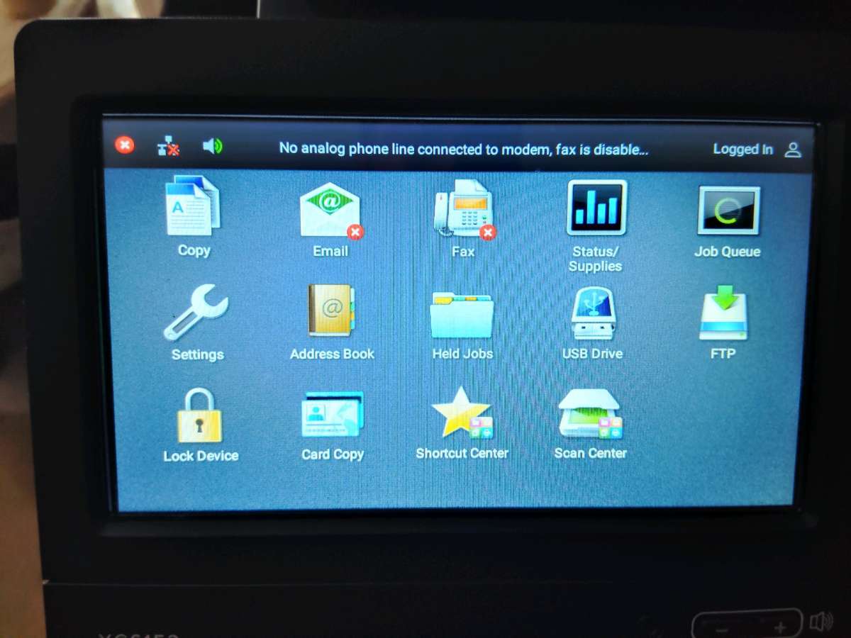 Lexmark color laser mfp