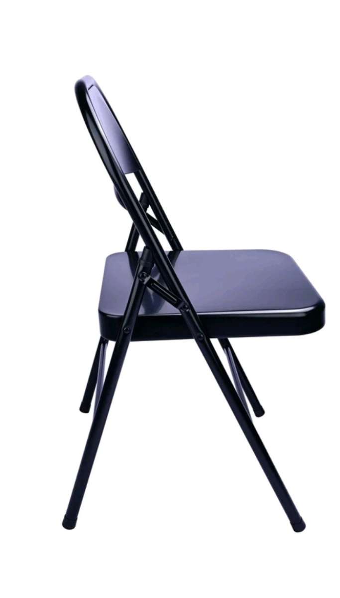Mainstays Black Steel Folding Chair