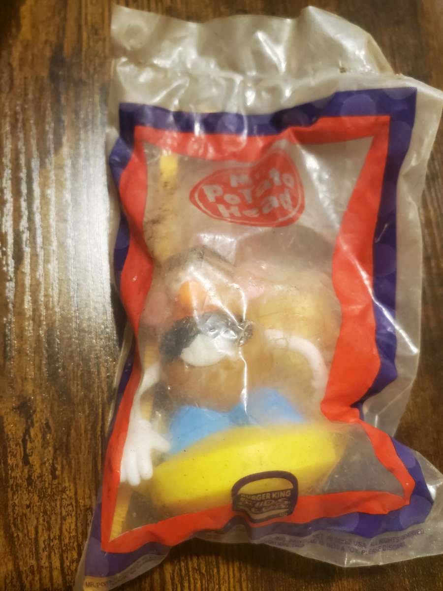 BurgerKing 1998 mr potatoe head spinner toy
