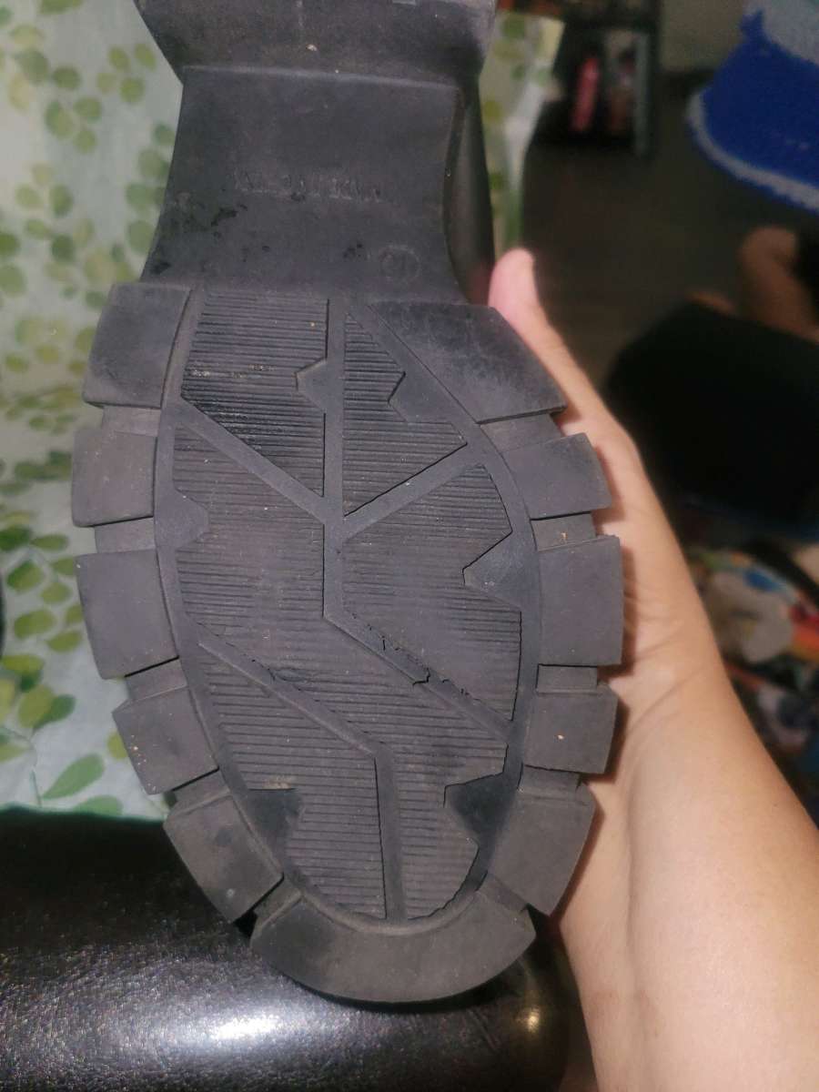 Black Platform loafers