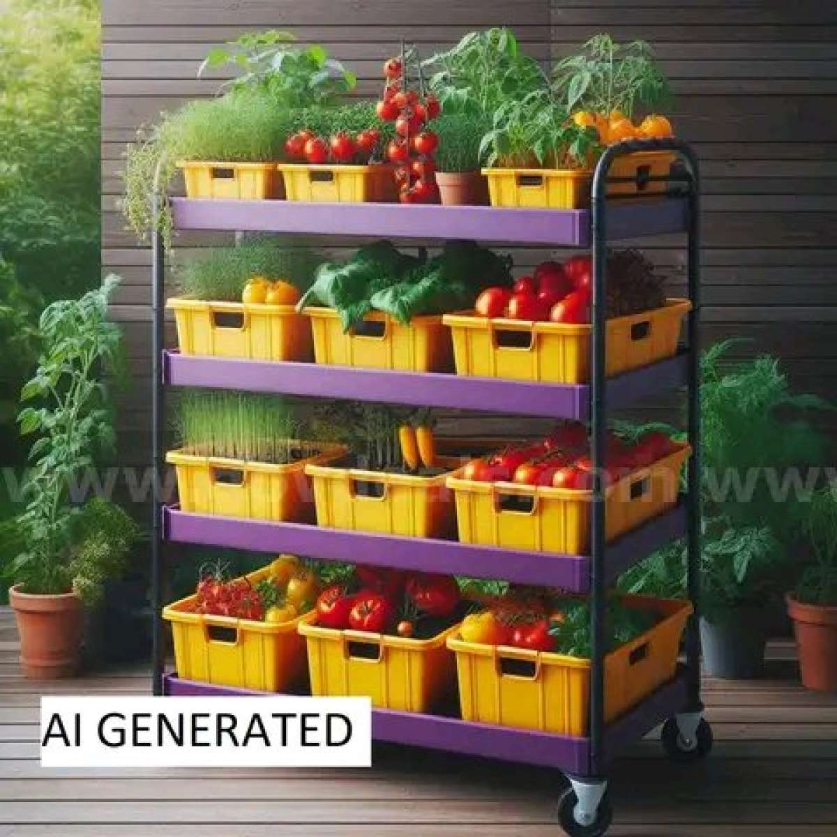 Rolling Warehouse Shelving Storage Carts
