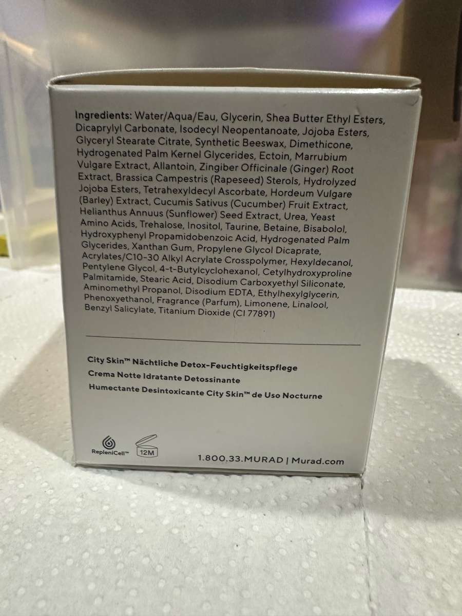 Murad City Skin Overnight Detox Moisturizer