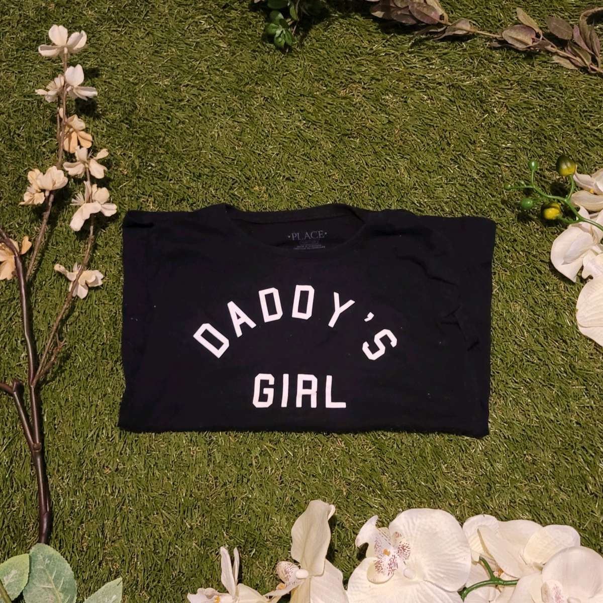 Black Daddys Girl Tee Shirt
