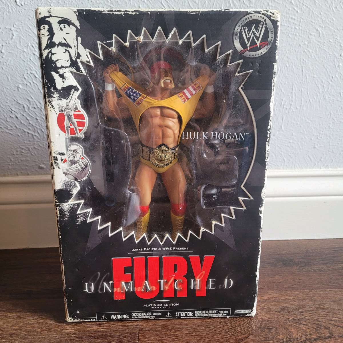 WWE Fury Unmatched Hulk Hogan collectible Platinum