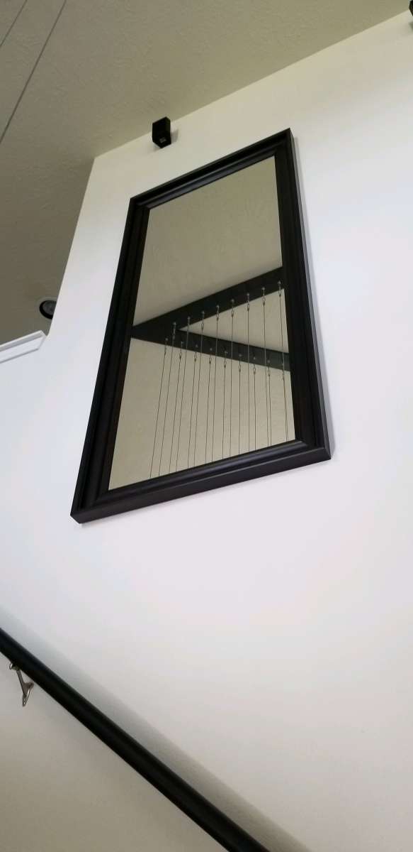 Qty 2 Black Tall Mirrors 72 x 27