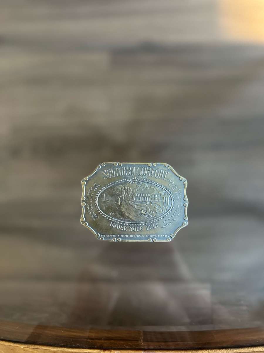 Southern Comfort Under Your Belt Whiskey Wyoming Studio Buc