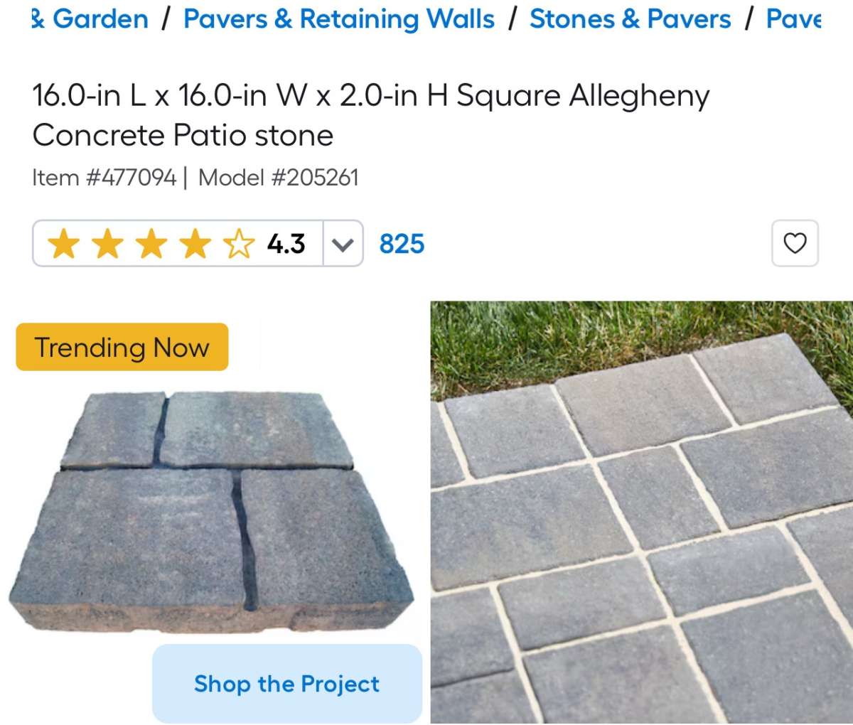 patio pavers