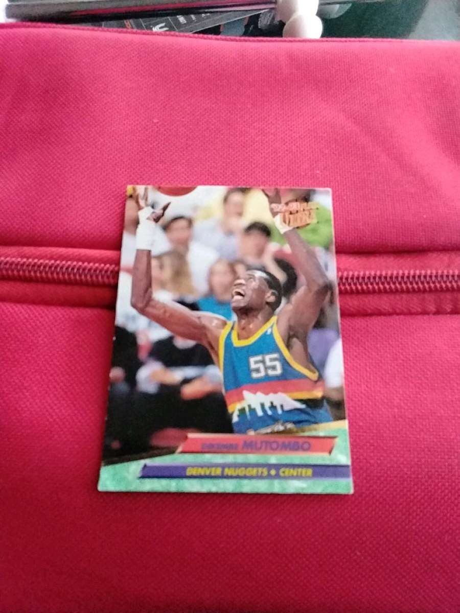 199293 Dikembe Mutombo Nuggets Fleer Ultra vintage basketbal