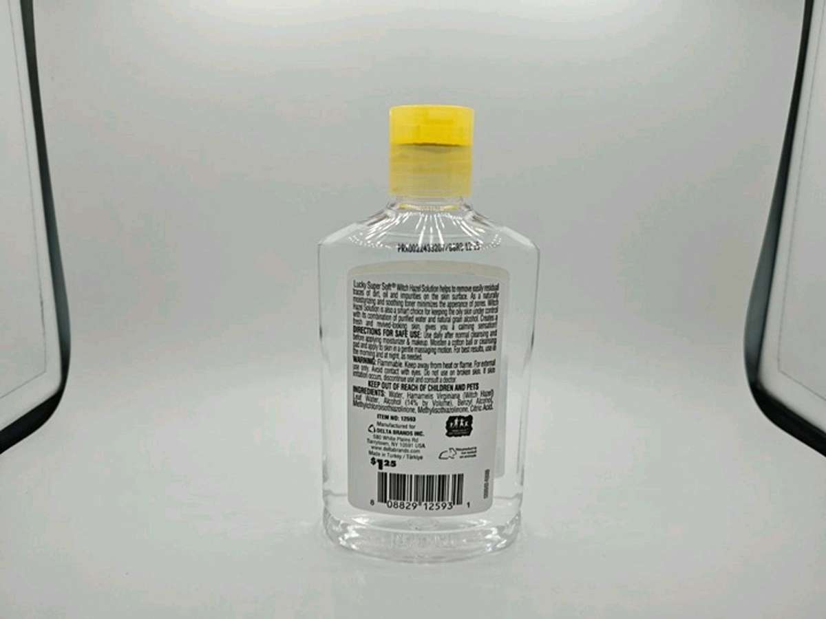 Lucky Super Soft Witch Hazel Solution  8 fl oz Bottle