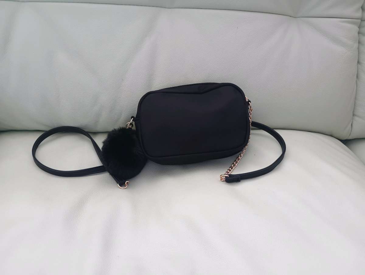 Black small crossbody bag
