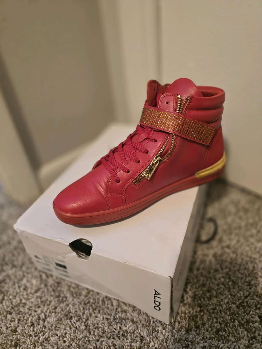 Red Aldo Mens Sneakers