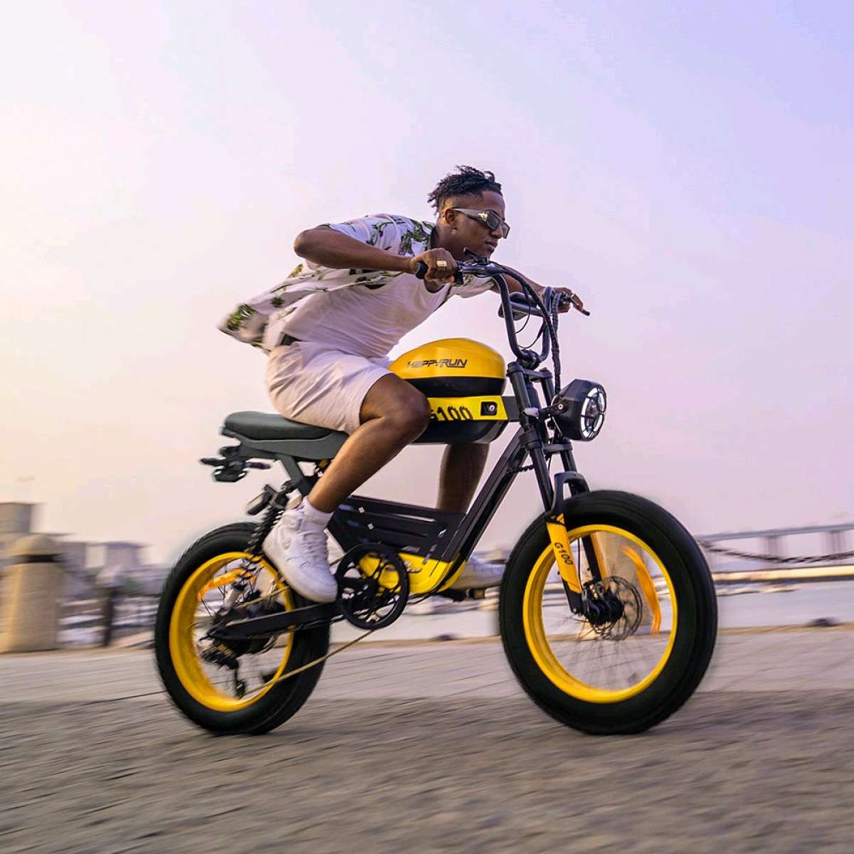 HappyRun G100 Fastest Electric Bike 2000W Dual Batteries Lon