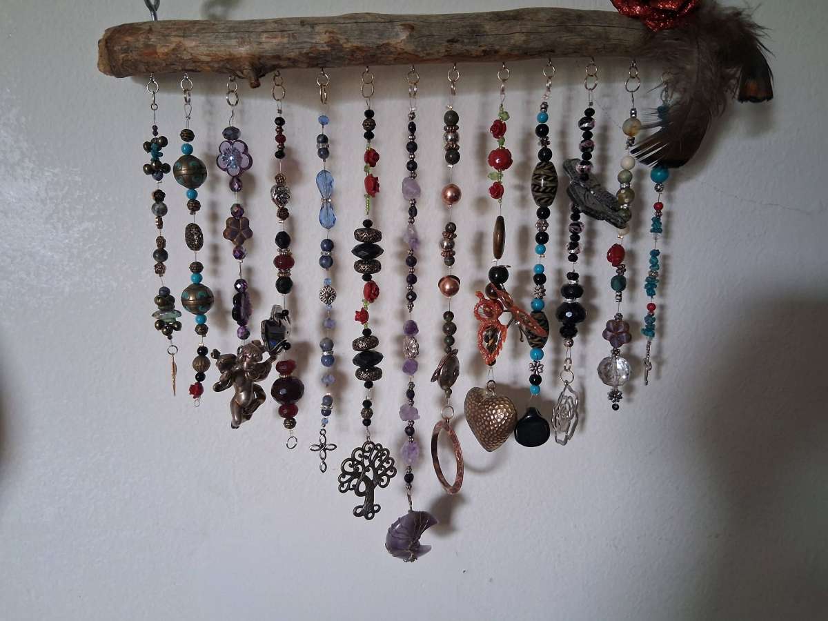 Handmade Beaded Window Art