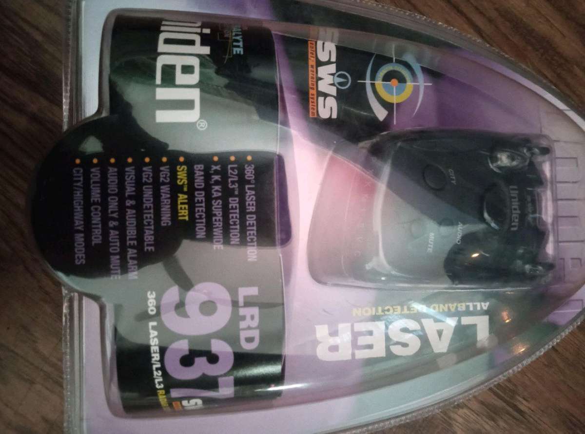 uniden LRD 937 radar detector brand new