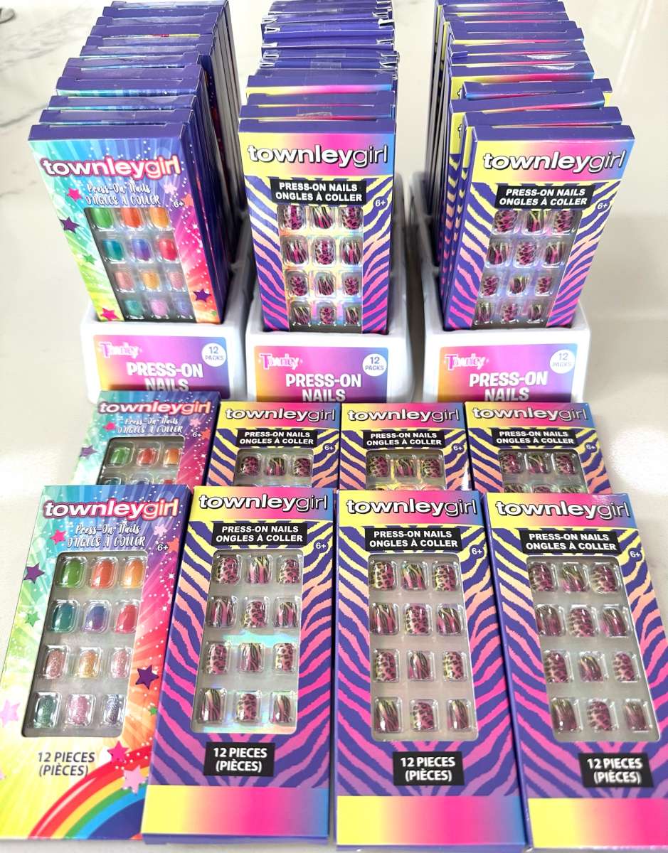 Townley Girl Bulk 44 Boxes Press On Nails Multicolor