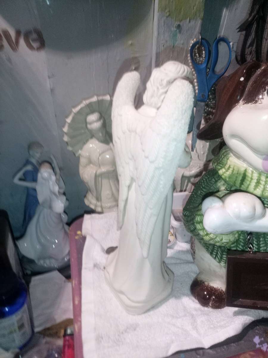 12in ceramic angel