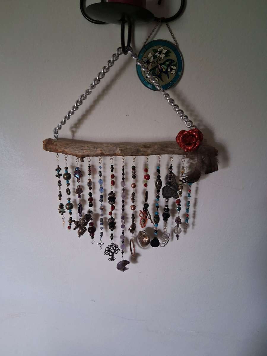 Handmade Beaded Window Art