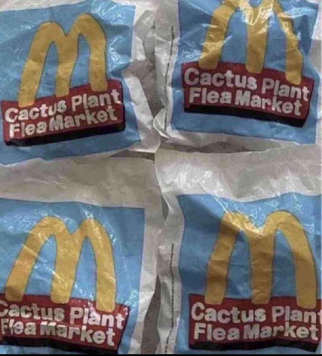 Limited Edition McDonalds Cactus plant flea market toys