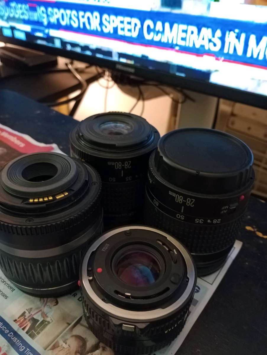 Canon DSLR Camera Lenses BUNDLE