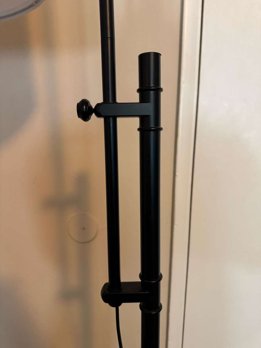 72 in Classic Black MidCentury Modern Lamp