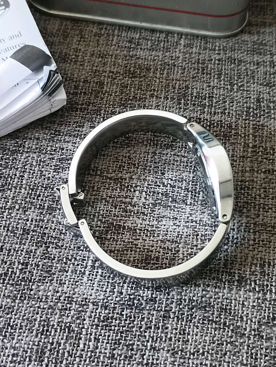 Vintage Fossil womens watch FS2562 stainless steel band