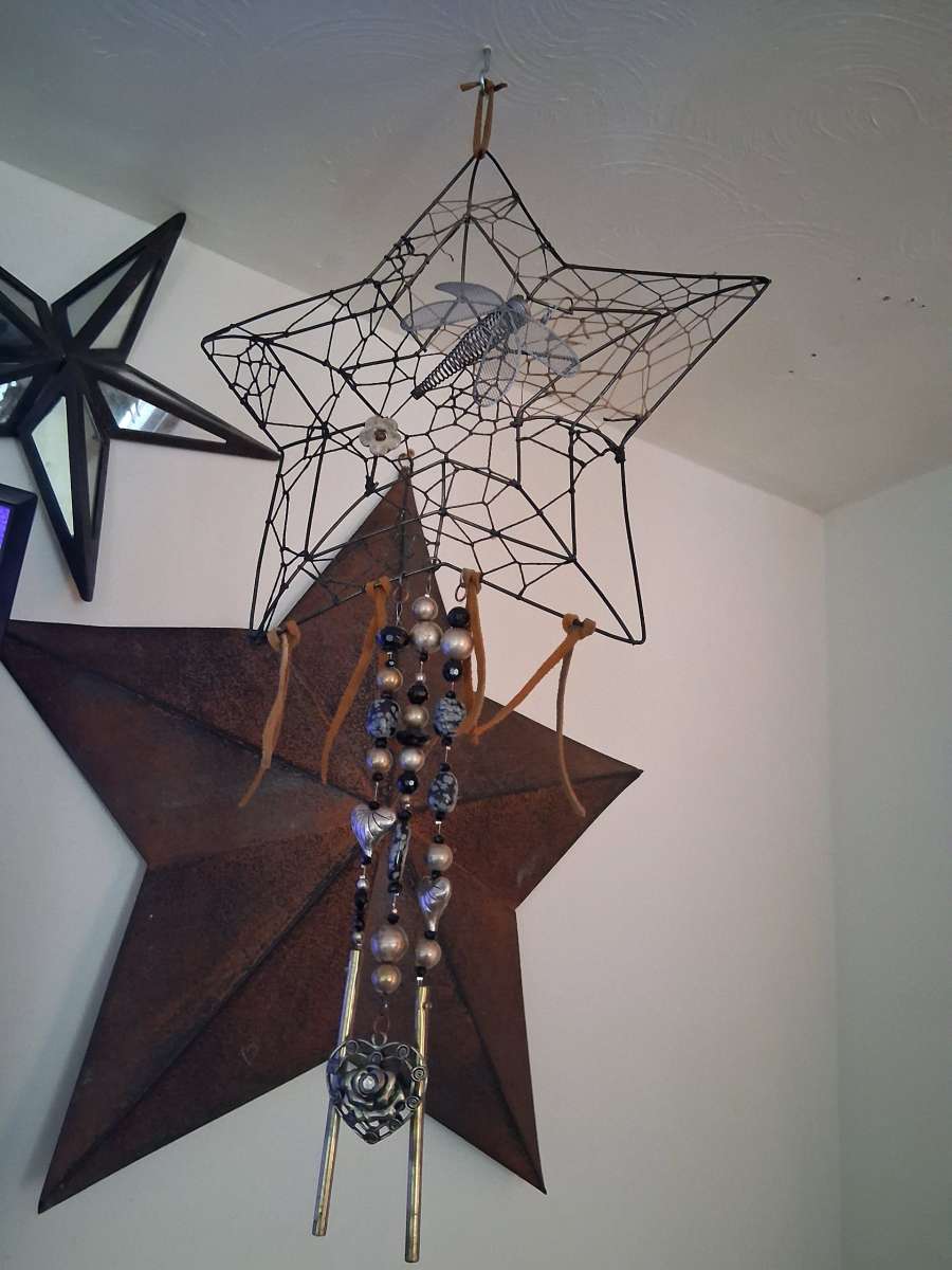 Handmade Beaded Window Art